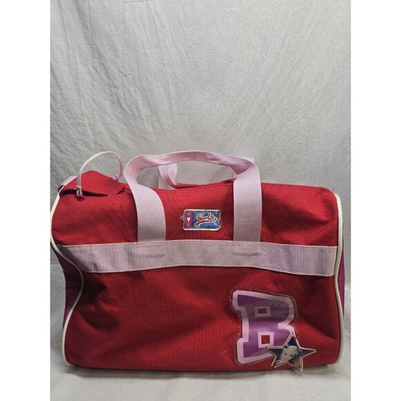 Vintage 2002 Mattel Barbie Red Tote Bag Duffel Bag- Some Flaws- Read Info - Picture 1 of 16